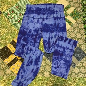 Lululemon Tie Die Blue Align Leggings